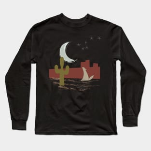 Lispe Moonlight Desert Serenade Long Sleeve T-Shirt